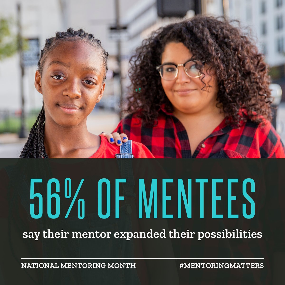 Mentors help to teach their mentees new skills and open their minds to new ideas.

#MentoringMonth #MentoringMatters #BiggerTogether
