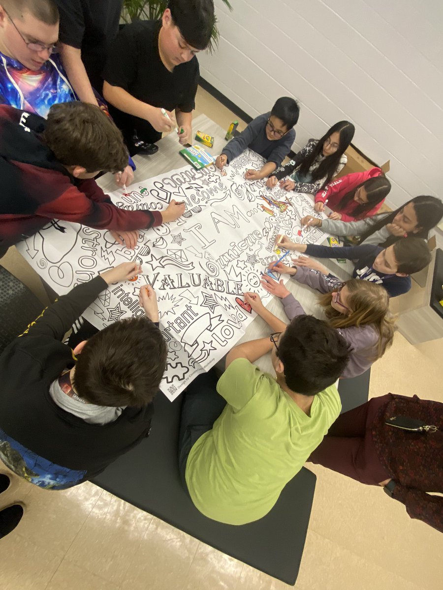 Thank you <a href="/SEPTAOldBridge/">SEPTA of Old Bridge</a>! Salk Unified loved reading &amp; coloring all the positive affirmations. We can’t wait to finish it and show everyone we are difference makers. 🖍️💜
