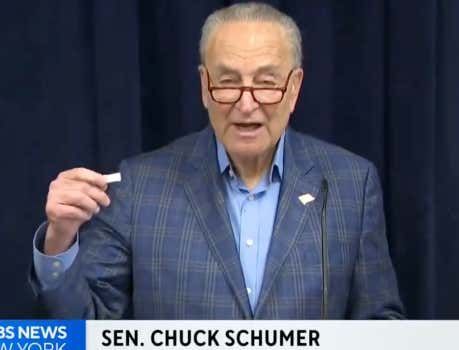 barstoolsports's tweet photo. Chuck Schumer Is Trying To Ban Zyns https://t.co/ESKO5xFQup https://t.co/rLwXBdDZY3