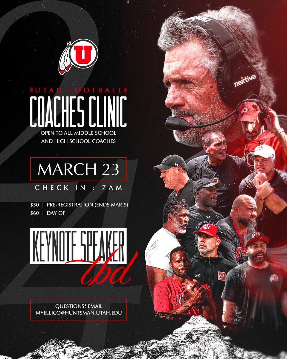 Register for our coaches’ clinic today - more info to come on our exciting keynote speakers ‼️

register.ryzer.com/camp.cfm?sport…