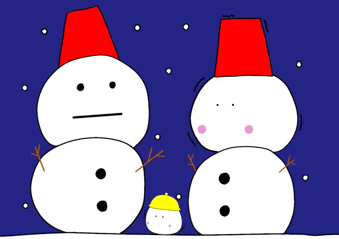 「hat snowman」 illustration images(Latest)