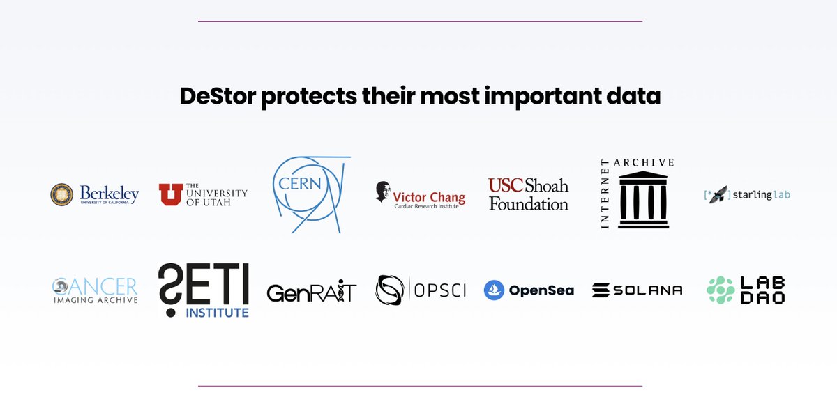 Filecoin's tweet image. Data powers your most important work—Cost should not be a barrier to storing more. DeStor provides verifiable, resilient, cost-effective cloud storage that traditional providers can’t match.
☑️Highly Scalable
☑️Cost Effective
☑️Safe & Secure
👉 destor.com