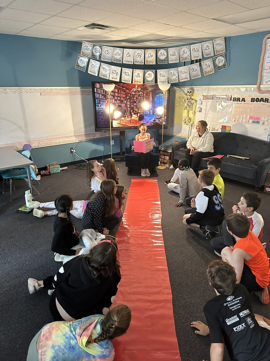 Stacy Glenn (@stacy_glenn) on Twitter photo I love this author’s celebration in 4th grade. Our authors walked to red carpet and what an amazing reading chair. #stingrays #gisd
#MsHruskocyisamazing <a href="/Becki_Ru/">Rebecca Lambert</a> <a href="/j_dorhauer03/">Jarred Dorhauer</a> <a href="/hdiazsan/">Hilda Diaz</a> I love this author’s celebration in 4th grade. Our authors walked to red carpet and what an amazing reading chair. #stingrays #gisd
#MsHruskocyisamazing <a href="/Becki_Ru/">Rebecca Lambert</a> <a href="/j_dorhauer03/">Jarred Dorhauer</a> <a href="/hdiazsan/">Hilda Diaz</a>