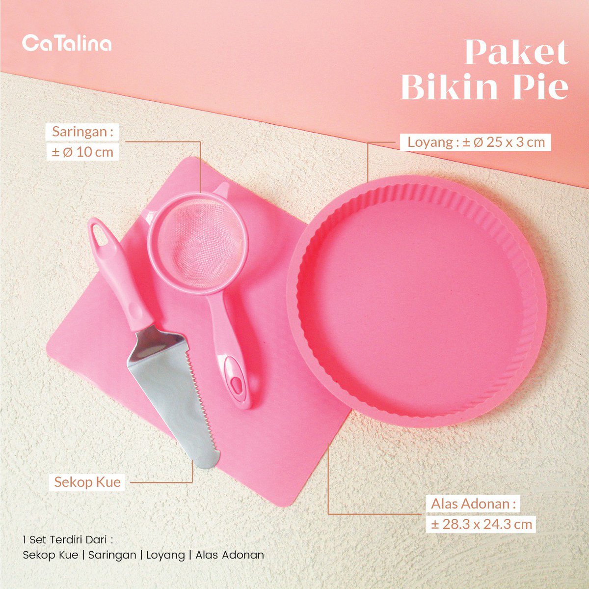 ksrtulipid's tweet photo. 🛒Untuk pembelian &amp; pemesanan produk, bisa 𝐤𝐥𝐢𝐤 𝐥𝐢𝐧𝐤 𝐩𝐚𝐝𝐚 𝐛𝐢𝐨 ya! 

#cetakan #loyang #bikinkue #resepkue #spatula #grosir #alatmasak #masakanindonesia #masakanjawa #idemasak #dapur #cake #bikincake #resepcake https://t.co/rTQZ0G3vlX