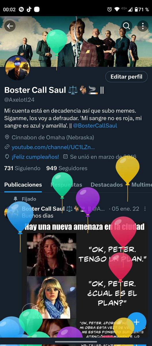 Volvieron los globitos 🎈