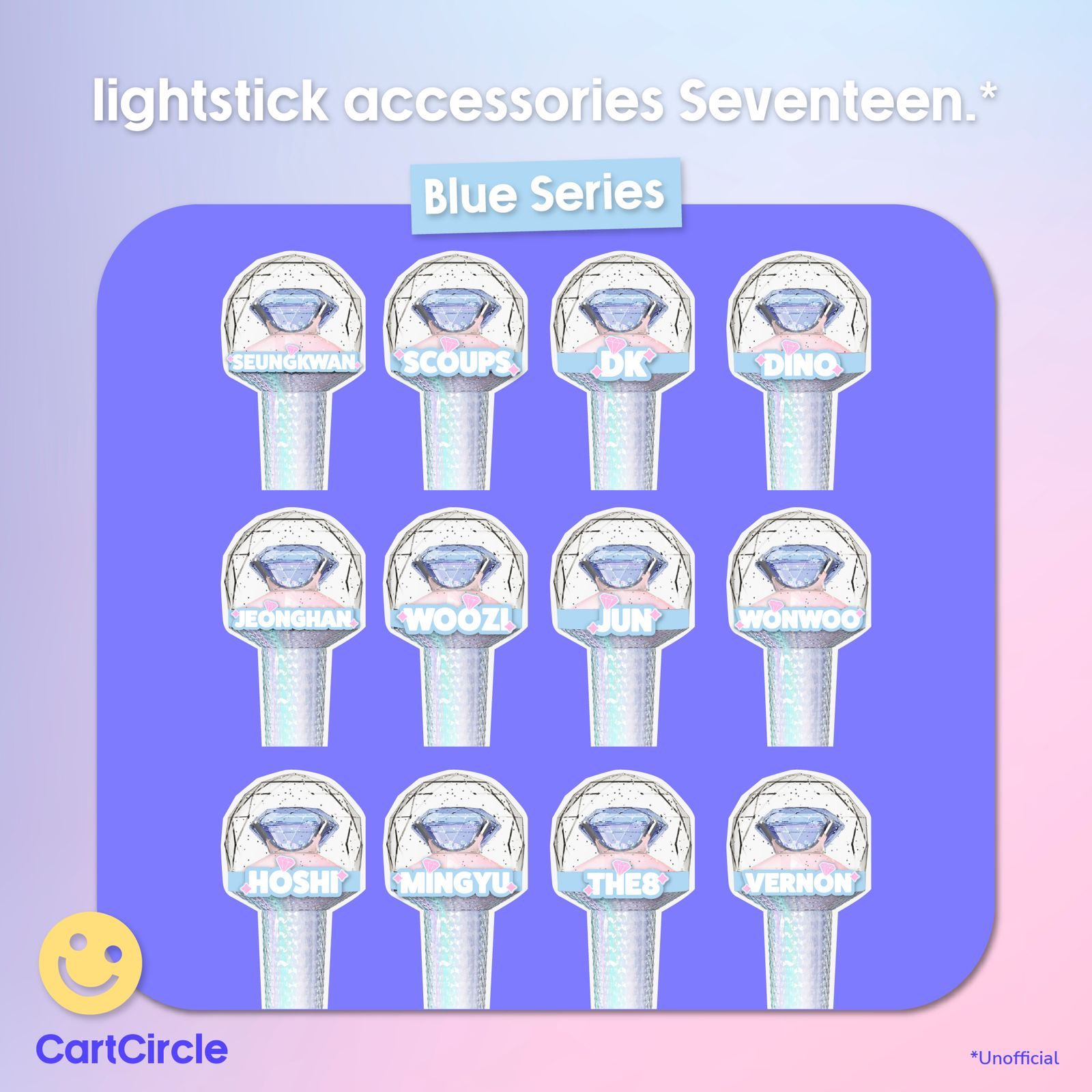 SEVENTEEN LIGHTSTICK ACCESSORY DINO