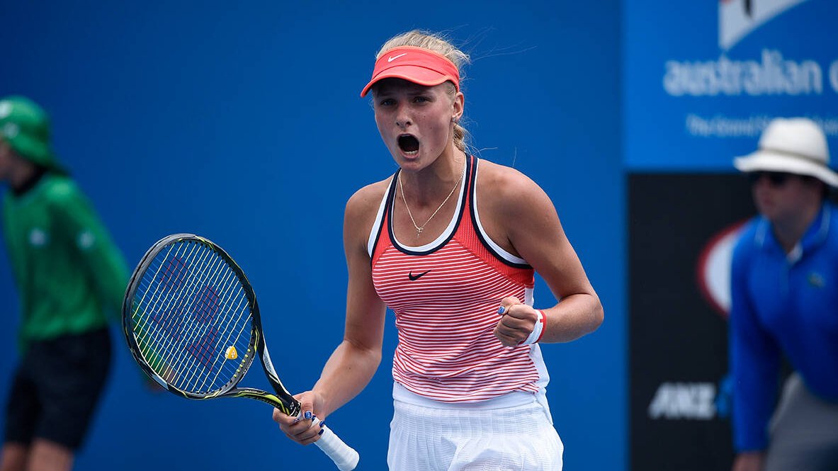 How did she grow up so fast? 🥲 Former junior World No. 6 @D_Yastremska becomes the second qualifier in the Open Era to reach the @AustralianOpen semi-finals in women's singles! #AusOpen