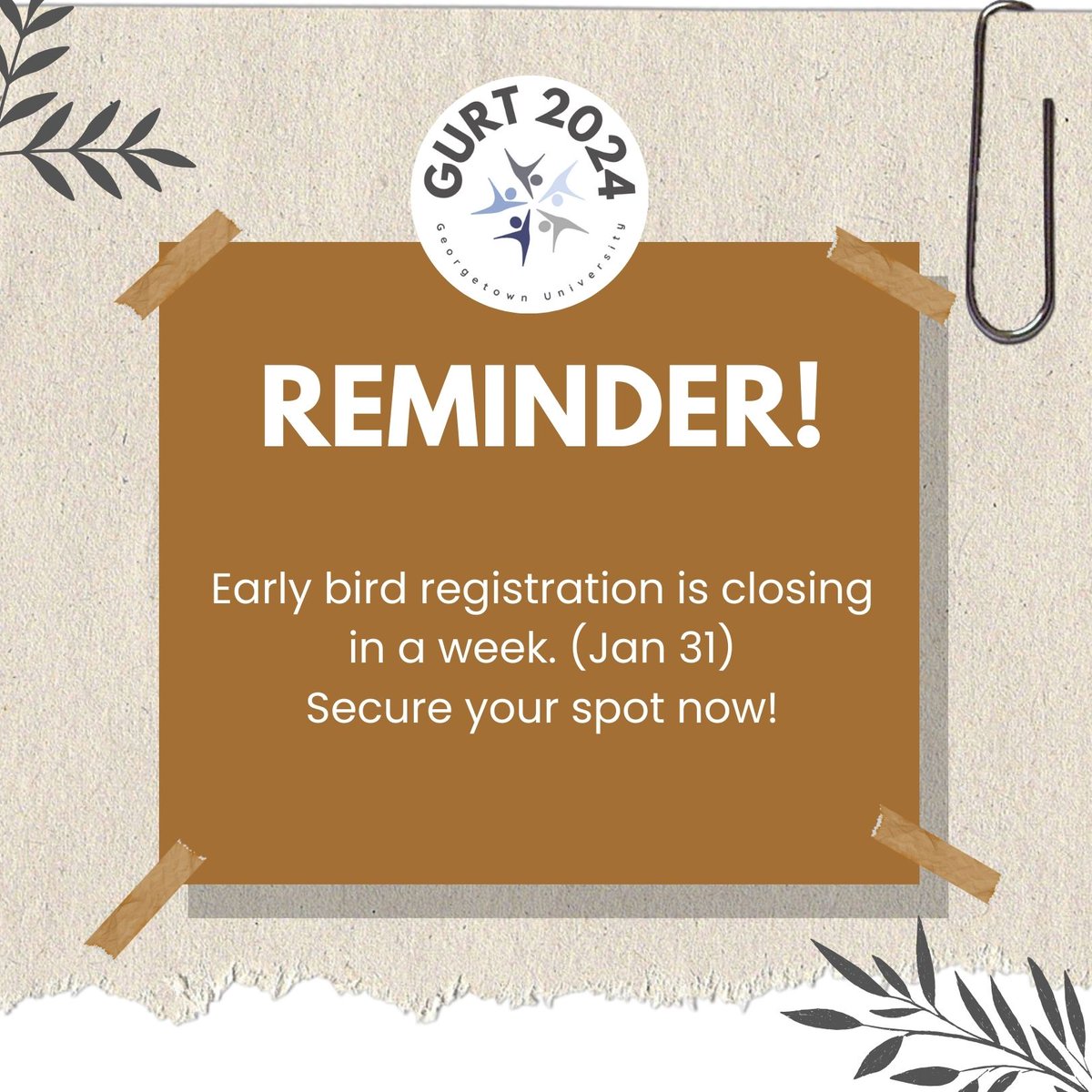 GURT2024 tweet media