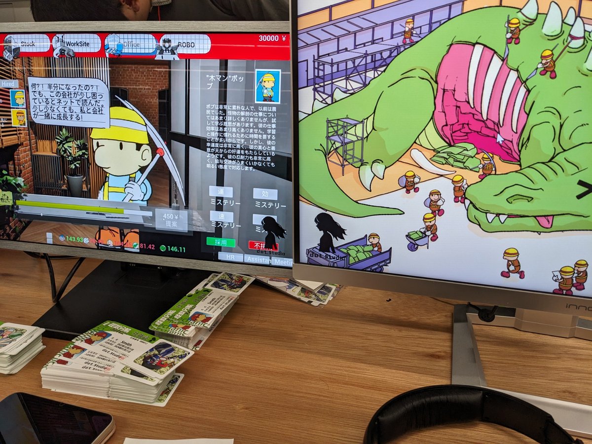 gamespark's tweet image. 最速の「一貫」を目指す寿司育成レースシム『Wabisabi -Sushi Derby-』＆怪獣ビジネスを行う経営ストラテジー『怪獣分解コンパニー』を体験！【東京ゲームダンジョン4】
gamespark.jp/article/2024/0…