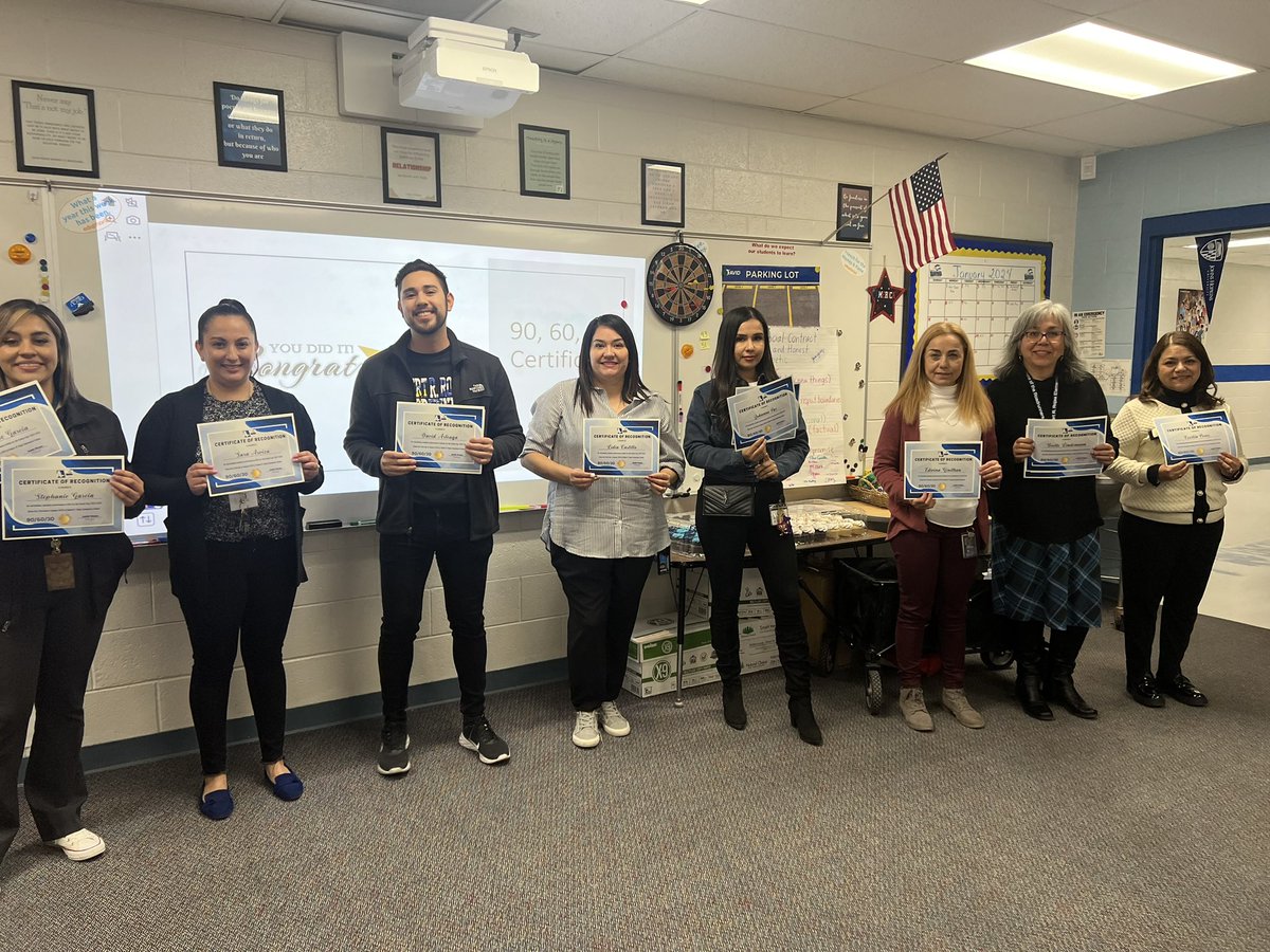 👏 Huge shoutout to our amazing teachers for meeting the 30-60-90 and embracing accountability in their classrooms! Your commitment to student success is truly inspiring. Keep up the fantastic work! 📚🍎 #TeacherExcellence #TeamSISD @RobertRRojas_ES