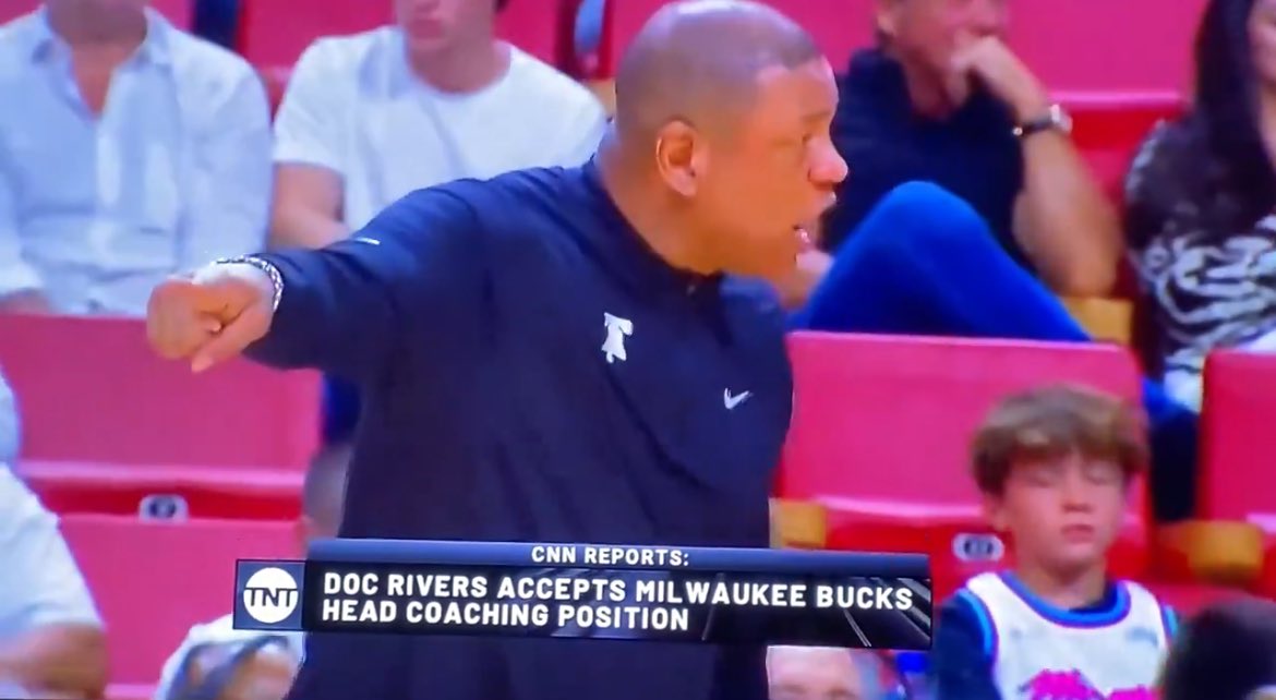 Doc Rivers is the <a href="/Bucks/">Milwaukee Bucks</a> new head coach! Welcome!