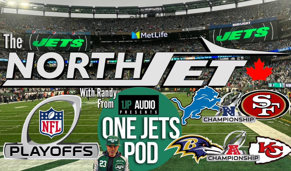 TDARKknightX's tweet photo. Join me LIVE tomorrow night at 7pm with Randy from #ONEJETSPOD @GRIDIRON_GRIT 

Talking Championship weekend !!

https://t.co/ibDyD2z0Yi

#Ravens #49ers #Chiefs #Lions #NFL #NorthJet🍁 https://t.co/HEqD3OamU6