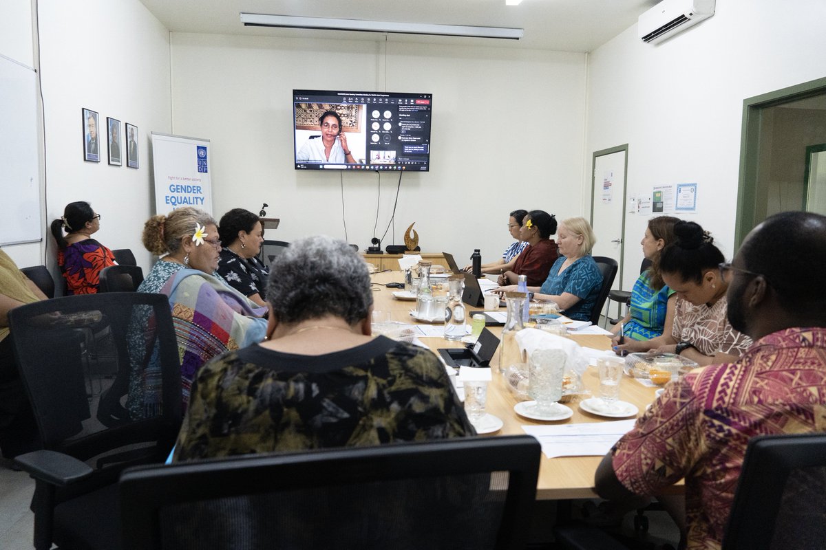 🇼🇸&🇺🇳 Joint Steering Committee meeting today, facilitated an insightful discussion on challenges & success of #SpotlightInitiative & Ecosystems Services Joint Programs. The success, is due to the unwavering support of the @samoagovt & CSO partners. @GlobalSpotlight