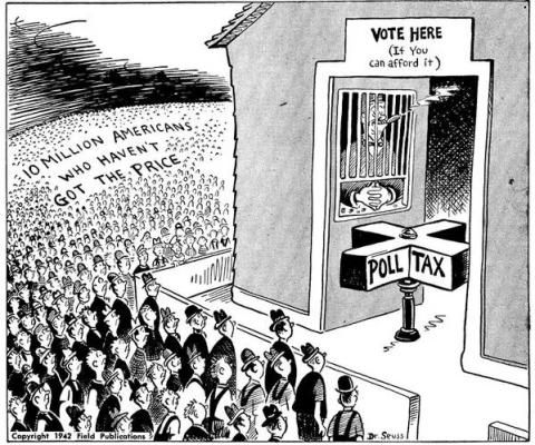 TammiMinoski's tweet photo. #OTD 1964: The #24thAmendment to the US Constitution was ratified. The law prohibited federal and state governments from imposing #polltaxes before a citizen can #vote in a federal election. https://t.co/dtI72eJKpp #USHistory https://t.co/hZzLAtru1W