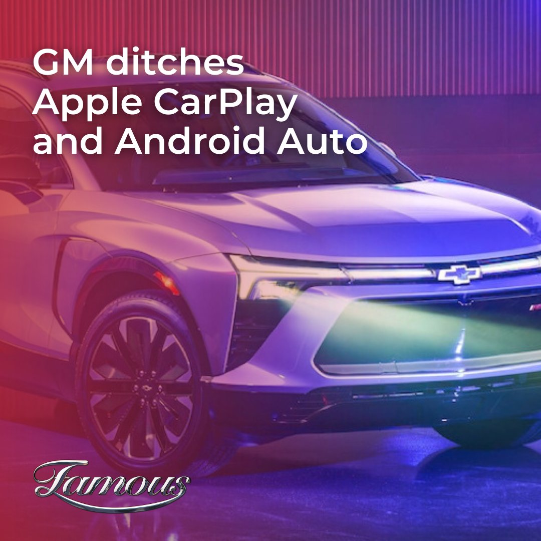 Recently announcing the phase-out of Apple CarPlay and Android Auto, GM emphasizes the commitment to reducing distractions behind the wheel. A move that sparked discussion but reinforces GM's dedication to driver safety.

Read more through the link in bio.