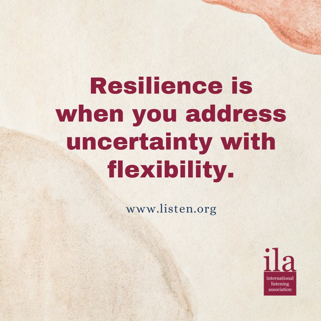 🍱 Here's to supportive ##Listening as a way to build #resilience. Cultivate relationships with people who will Listen when you need to talk, and do the same for others.