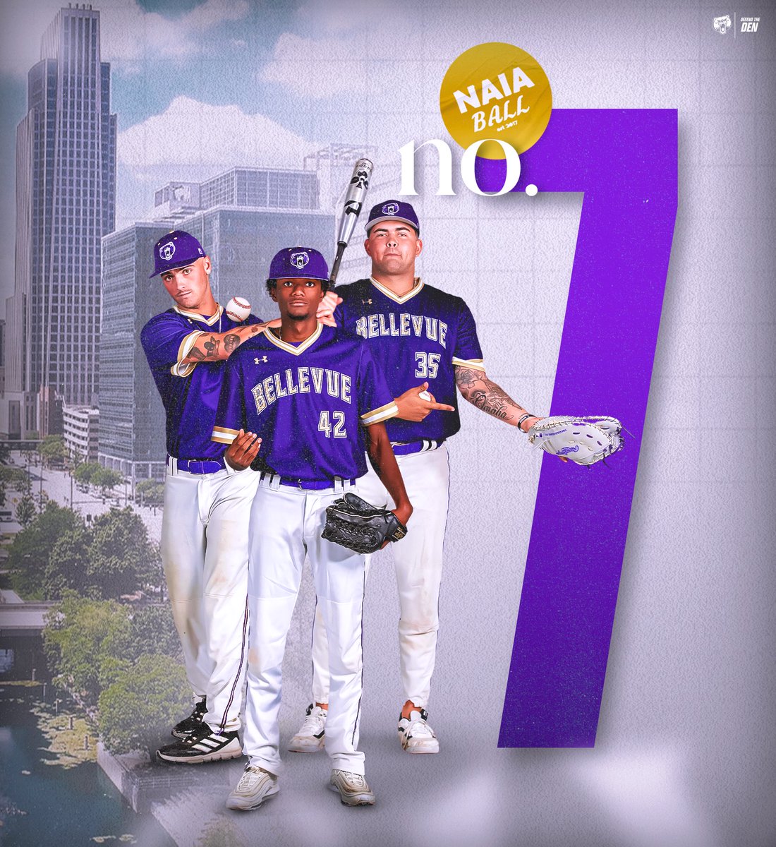 Number 7. 

Bruins come in at no. 7️⃣ in the latest <a href="/NAIABall/">NAIA Ball</a> l pre-season rankings!

#DefendTheDen