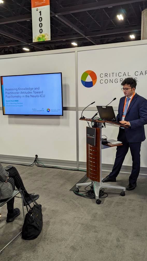 It was an amazing opportunity to present part of our work at @SCCM. Thank you @LaurenKoffman and everyone at @TempleNeurology for your constant support and motivation. Hopefully more to come. #sccm2024 #neurocriticalcare #SCCMSoMe