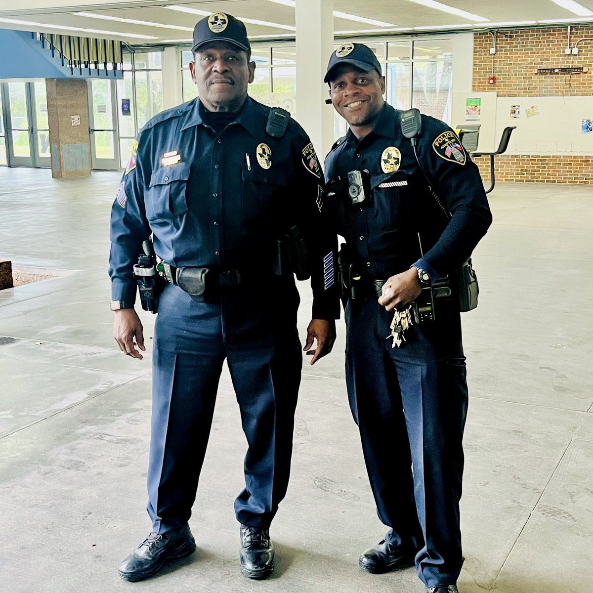 Austin ISD Police (@aisdpolice) on Twitter photo Sgt Val Barnes returned to work yesterday! Sgt. Barnes was the officer who was shot <a href="/NortheastECHS/">Northeast Early College High School</a> in December. We are so tremendously grateful for the outpouring of love, support, and prayers that carried Sgt. Barnes through his speedy recovery.
#cantkeepagoodmandown
<a href="/AustinISD/">Austin ISD</a> Sgt Val Barnes returned to work yesterday! Sgt. Barnes was the officer who was shot <a href="/NortheastECHS/">Northeast Early College High School</a> in December. We are so tremendously grateful for the outpouring of love, support, and prayers that carried Sgt. Barnes through his speedy recovery.
#cantkeepagoodmandown
<a href="/AustinISD/">Austin ISD</a>