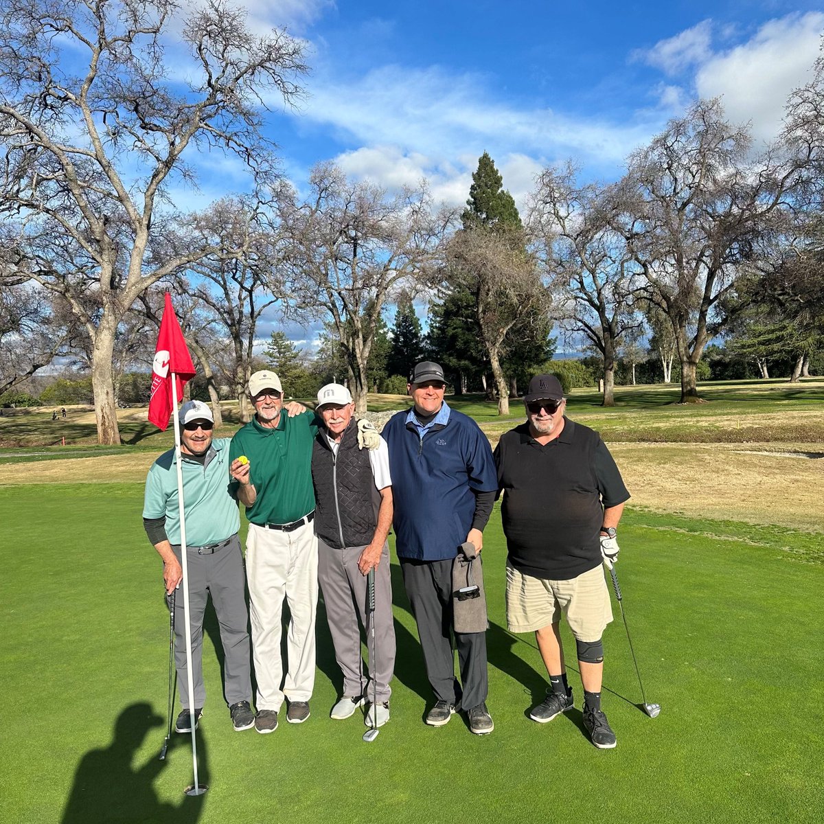 Congratulations to Steve Haws who made a HIO today! Steve hit a hole-in-one on Hole 17 using an 8 Iron from 123 yards. This was Steve's 2nd ace of his golfing career and was witnessed by Dave Schwartz, Sammie Glass, Tom Haber, and Jeff Fontana. #chicocalifornia #holeinone