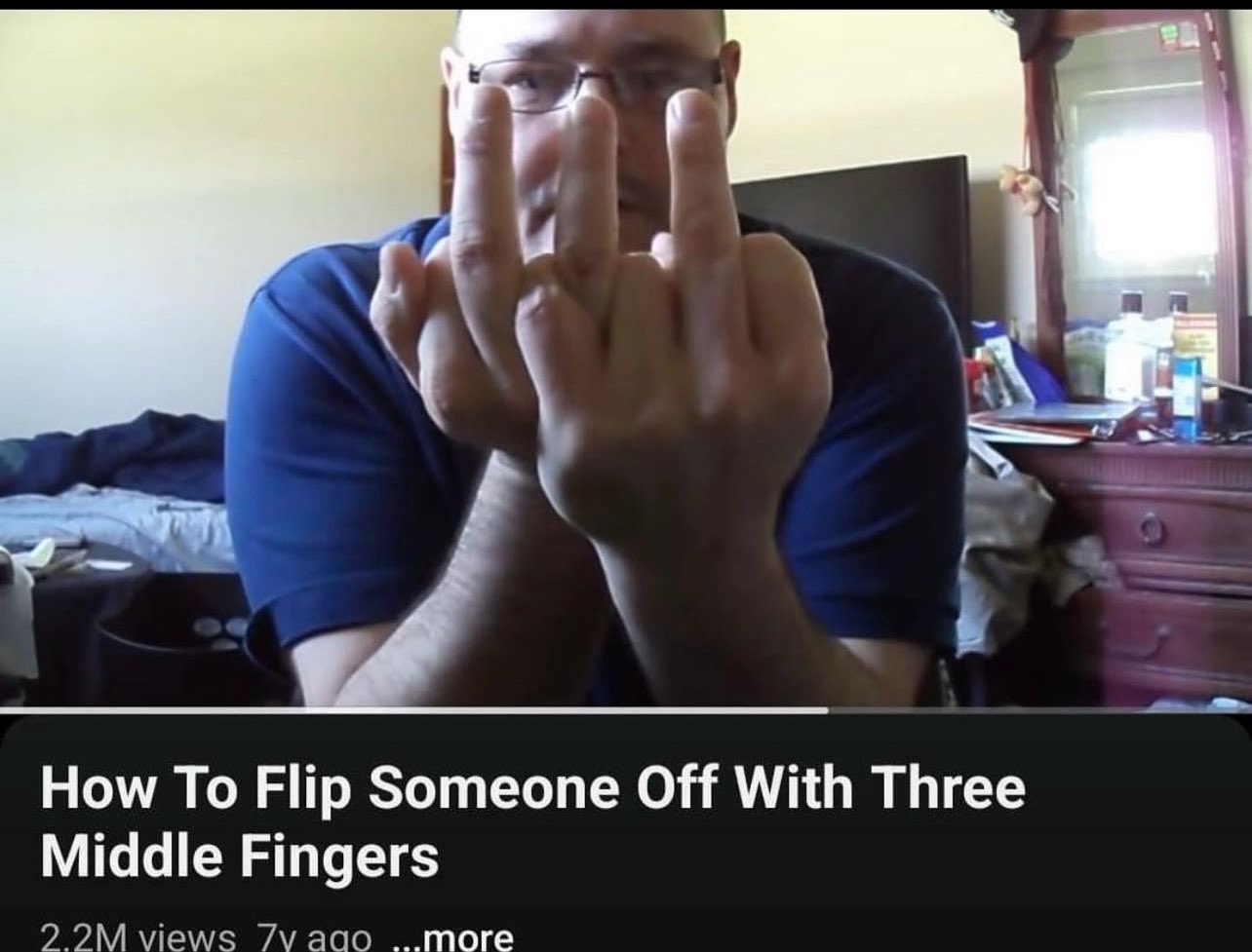 Guy mirrored middle finger | Middle finger meme, Middle finger emoji, Middle  finger picture
