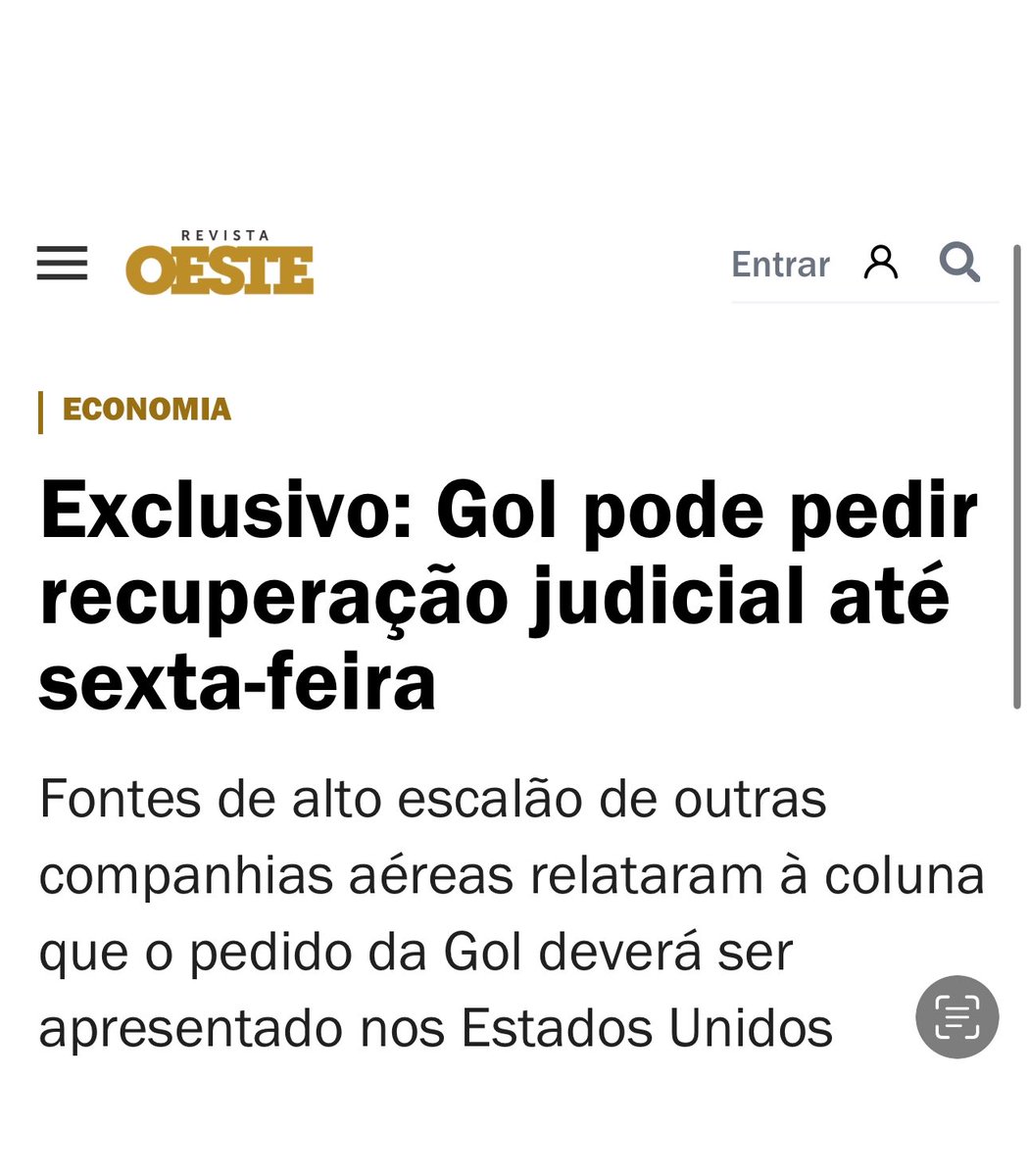 Stiflermv's tweet photo. A GOL está prestes a pedir Recuperação Judicial nos Estados Unidos.

Por aqui estão oferecendo voucher de 77% de desconto na compra de milhas.

Quanta coincidencia 👀 https://t.co/uDipTacJue