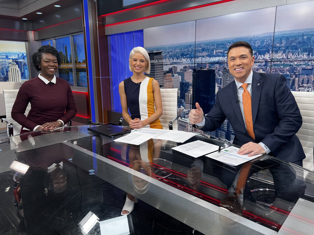 Thank you 🙏🏾 for having me on Wake Up America Weekend team @MichaelGrimmNY and Sarah Williamson @SaWilliamson9 @Newsmax. Looking forward to joining you again soon.