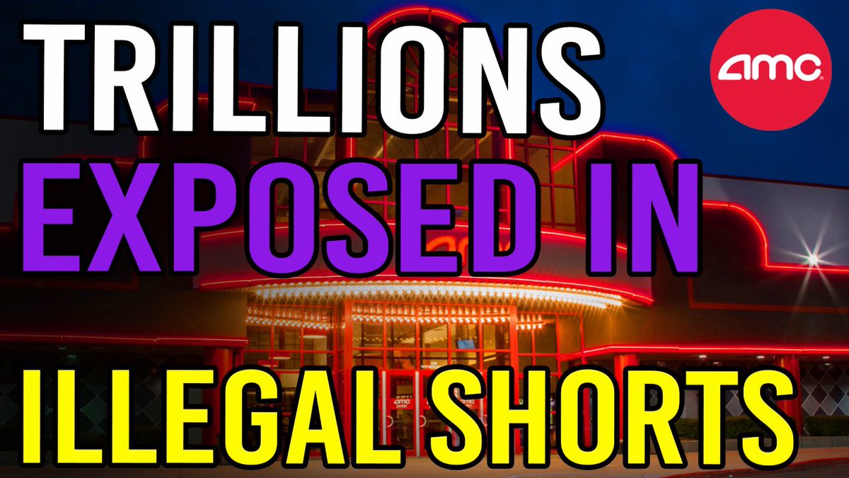 Thomas_james_1's tweet photo. TRILLIONS IN ILLEGAL SHORTS! WE’RE ABOUT TO WIN! - AMC Stock Short Squee... https://t.co/q8bKi5ra0j via @YouTube - #amc $amc #AMC #AMCSTOCK #AMCNOTLEAVING https://t.co/tCOLQVFz66