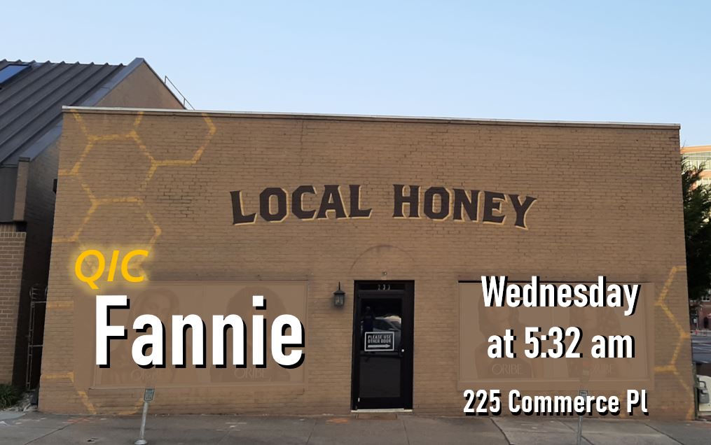 F3 Local Honey (@f3local_honey) on Twitter photo The last time Fannie Q'ed <a href="/F3Local_Honey/">F3 Local Honey</a>, we played homerun derby on top of the Parking deck. What clever WO has he drawn up next? Find out Wednesday morning @ Local Honey. Get downtown! <a href="/F3Greensboro/">F3 Greensboro</a> The last time Fannie Q'ed <a href="/F3Local_Honey/">F3 Local Honey</a>, we played homerun derby on top of the Parking deck. What clever WO has he drawn up next? Find out Wednesday morning @ Local Honey. Get downtown! <a href="/F3Greensboro/">F3 Greensboro</a>