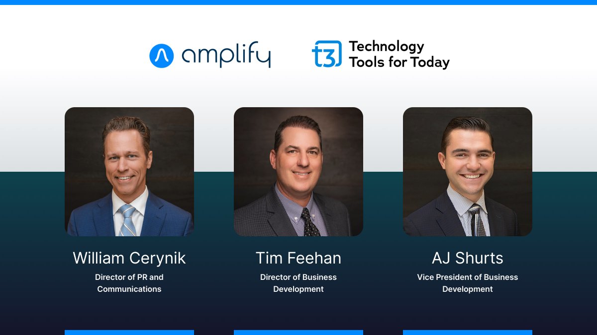 Are you at #T32024 in Las Vegas? ✈️

Take a break from the keynotes and tech demos and say hello to a few members of the Amplify team that are on-site at the Cosmopolitan Hotel this week.

#LasVegas #AmplifyOnTheMove #ConferenceSeason