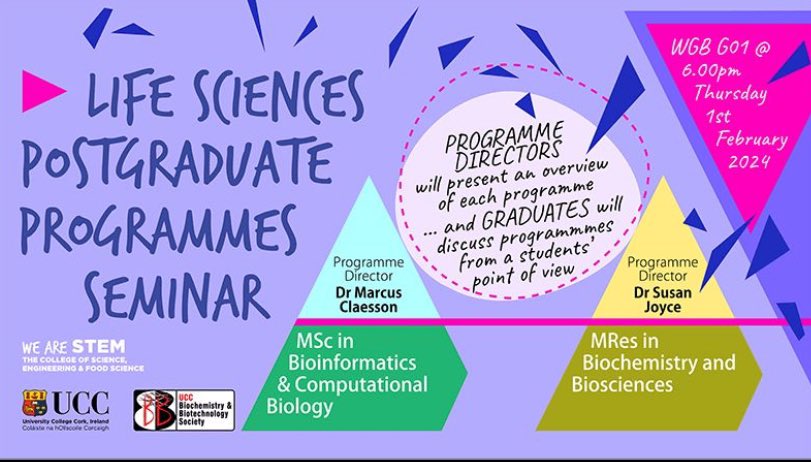 Really looking forward to discussing our post graduate MRes programme @bioucc @SEFSUCC on Feb 1st - a programme really built around you, your interests, your choices! See u there!