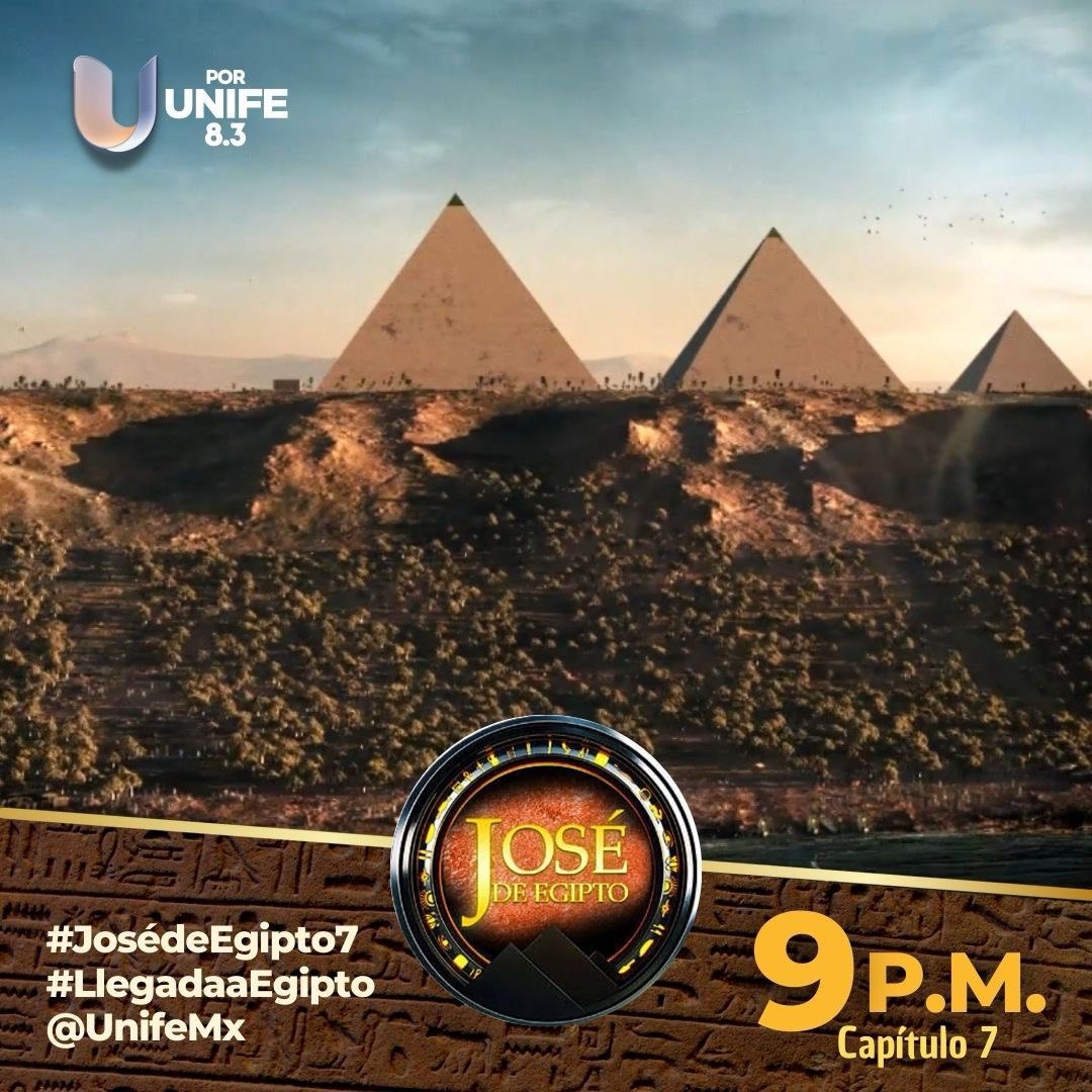 adelaMtz16's tweet photo. #JosédeEgipto7
#LlegadaaEgipto
@UnifeMx sintoniza por el canal 8.3 🙌🙌 https://t.co/GV1Mt4aBg0