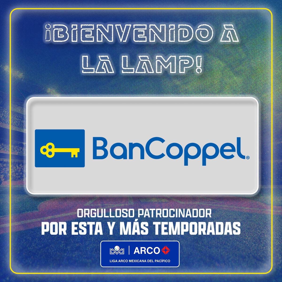 #BanCoppel se une a la familia de la la Liga ARCO Mexicana del Pacífico. Que vengan muchas temporadas más trabajando en equipo y en pro del rey de los deportes⚾ Por esto y más, BanCoppel es #ElBancoQueQuiero #ExperienciasBanCoppel