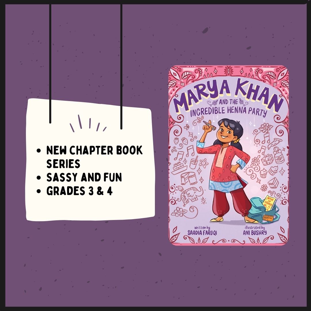 SaadiaFaruqi's tweet photo. Are you an educator or librarian in lower elementary? Then you must get to know Marya and her new chapter book series from @abramskids 🥰 https://t.co/2otjfgmBjs