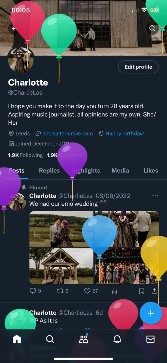 CharlieLas's tweet photo. I made it to the day I turned 28 years old https://t.co/DIInivWoeS