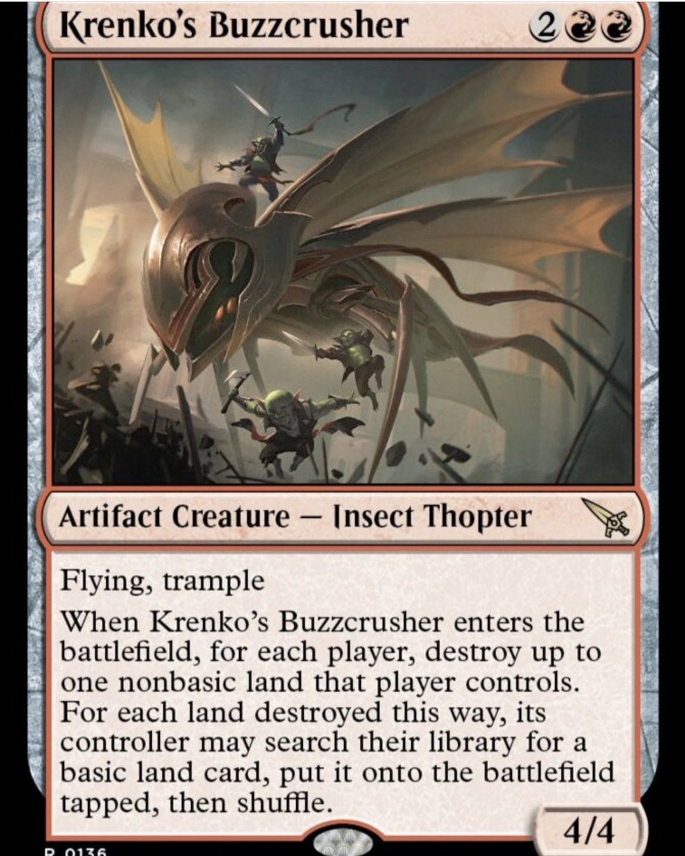 Not_TomCruise's tweet photo. Got a new toy for River Song. Don't hate me.
#MagicTheGathering #MurdersAtKarlovManor #Synnergy #EDH #CEDH #Commander #LandDestruction https://t.co/sXF1HxlHsh