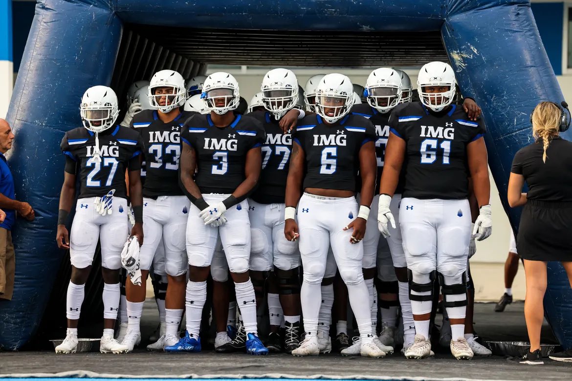 Excited to be starting my high school journey with @IMGAFootball. I’d like to thank everyone who has guided me during my journey, my parents who did everything to support me this far, and everyone at Game Changers who has helped me develop along the way. @CoachPGill