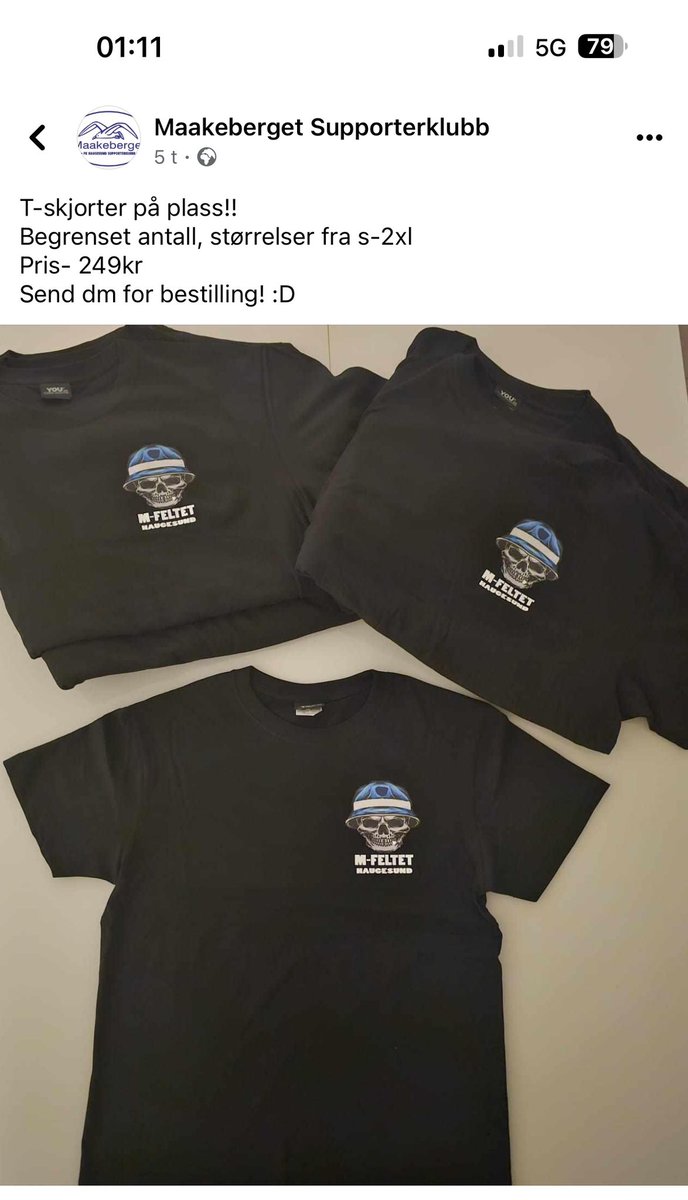 Send DM på Facebook