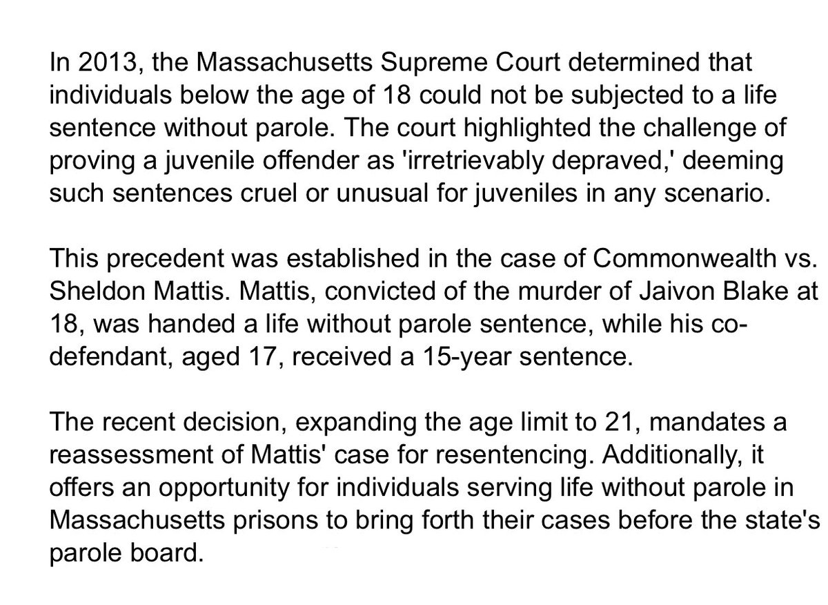 Read more here: tinyurl.com/4e6d39xv #schooltoprisonpipeline #juvenile #lwop #criminallegalsystem #wethepeople #abolition #blackbostonians #wethenorth #blackliberation #blm #blacklivesmatter #blmboston