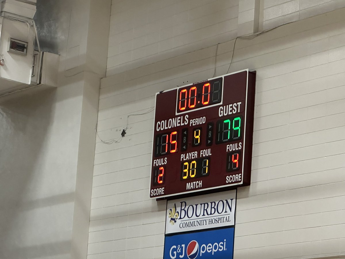GRC 79. Bourbon County 15. 
Final. 
With twelve different players scoring, the Lady Cards move to 19-1 with a convincing 79-15 victory over Bourbon County. <a href="/KyleighChestnut/">Kyleigh Chestnut</a> leads all scorers with 17 points. 
<a href="/grc_hoops/">GRC Hoops</a> <a href="/CoachRDG/">Robbie Graham</a>
