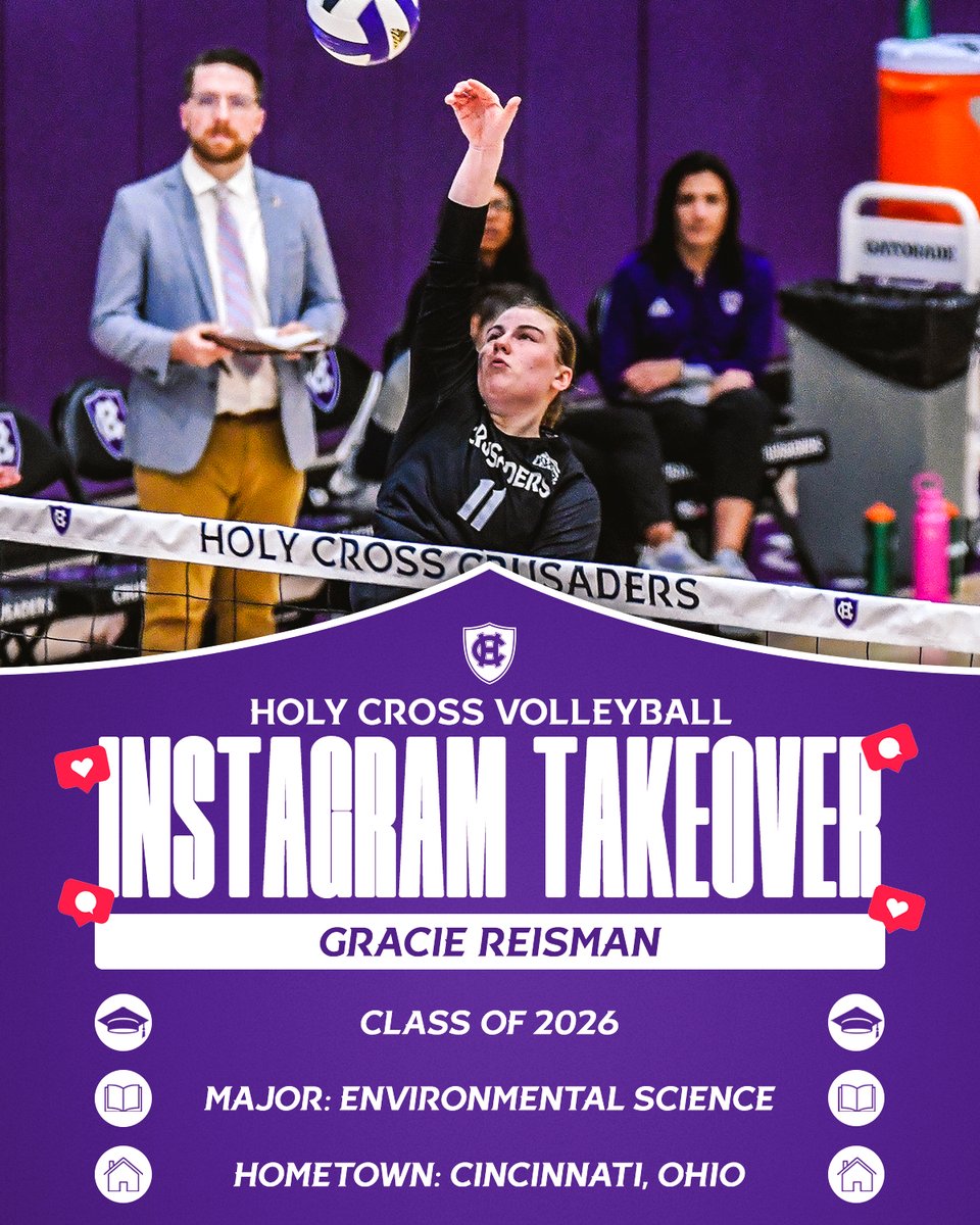 Holy Cross Volleyball (@hcrossvb) on Twitter photo Back on the court tomorrow so that means it's Instagram takeover time ๐
#GoCrossGo | <a href="/reismangracie/">Gracie Reisman</a> Back on the court tomorrow so that means it's Instagram takeover time ๐
#GoCrossGo | <a href="/reismangracie/">Gracie Reisman</a>
