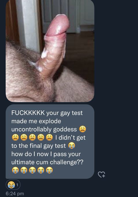 KendalRachel1's tweet photo. After bragging of passing my Gay Test, you can’t even get to the final stage before exploding uncontrollably

Send a DM to take the gay test.
Tribute is required!! https://t.co/PayaeWOPMU
