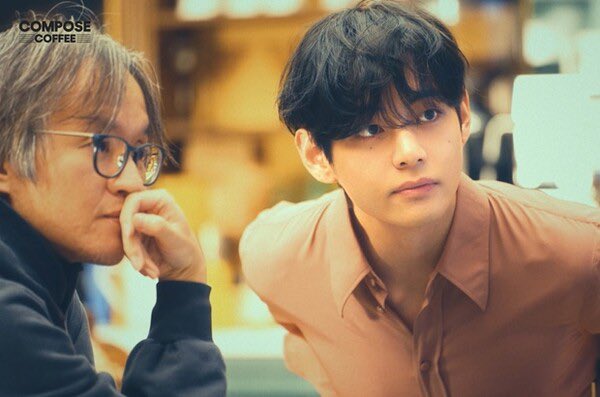 taeguide's tweet photo. [INFO] Kmedia reported on the increasing popularity and impact of the Compose Coffee AD. The new commercial for Compose Coffee, attracted a lot of attention even before its release due to the meeting between global artist V, who is loved by people around the world, and director Yoo Kwang Goong, Korea's top Commercial Film director. In particular, director Yoo Kwang Goong’s unrivaled visual beauty was added to V's unique sensuous atmosphere, creating a more complete advertisement.

The new advertisement not only became a trending video on YouTube as soon as it was released, but also proved its popularity by exceeding 1 million views on the official YouTube video in just one day. In addition, in the case of Compose Coffee's official Instagram, the number of followers increased by about 53% compared to the previous day along with following the upload of the advertisement.