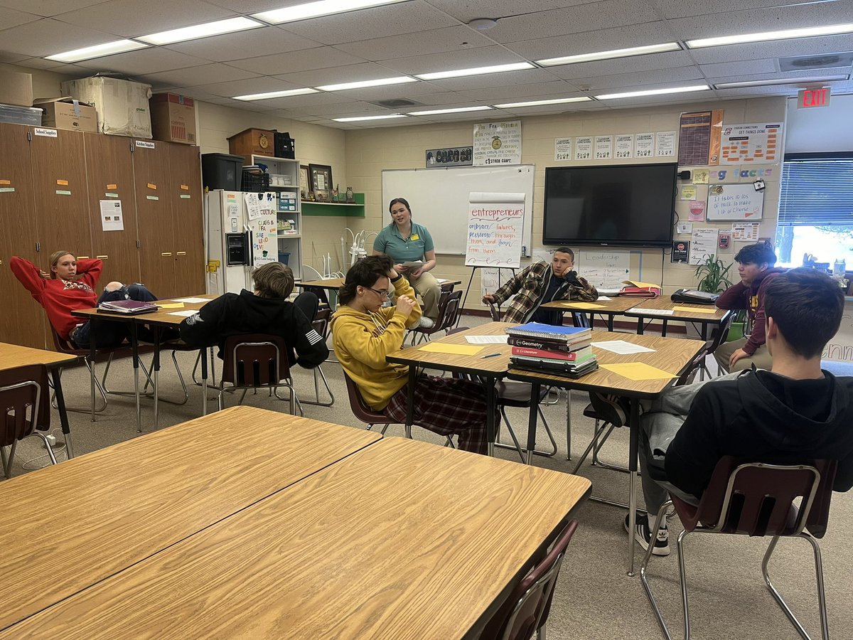 Thanks to Nebraska State FFA Officer Keetyn Valentine for a great chapter visit today! We enjoyed having you at Conestoga!