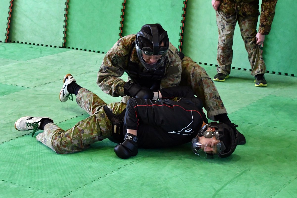 中央即応連隊（#宇都宮）戦技指導者集合訓練】 連隊は、各中隊の格闘