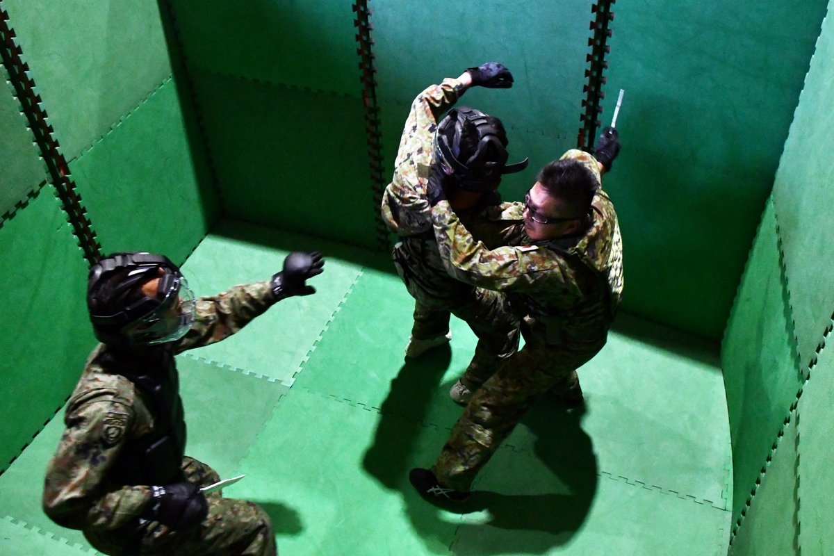中央即応連隊（#宇都宮）戦技指導者集合訓練】 連隊は、各中隊の格闘