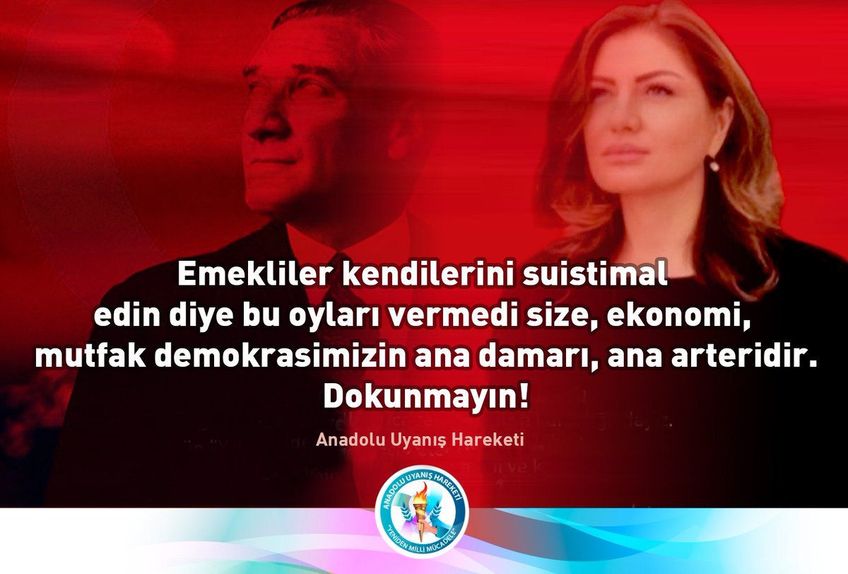 OzlemAgirmanTR's tweet photo. Uyuma emekli, maaşın üzerinde tepiniyor AKP,
Bakan diyor ki "SSK ve Bağ-Kur emeklilerinin maaş artışını Ocak ayı itibarıyla yüzde 49,25'e yükseltiyoruz."

Ya arkadaş siz hakikaten milletle, emekli ile dalga mı geçiyorsunuz? Hani üzerinde çalışıyordunuz bu zammın, Ocak ayının sonu olmuş hala bir verdim ama yetmedi gene verdim, olmadı gene bakarız gibi cevaplar veriyorsunuz.

Sizde hiç insaf, vicdan, izan yok mu?
Bir devlet, hükümet bu ciddiyetle mi yönetilir? Sizden bir haber bekleyen emeklilerle oynuyorsunuz. Peki memur emeklileri ile aradaki farkı gidermek için %42 küsür zammı %49,25'e çıkardınız, en düşük emekli maaşı 7500 TL den 10 bine çıktığında, uygulanan zam %33 lerde kalıyor.

Reva mı yaptığınız gariban SSK ve Bağkur emeklilerine?
Şu görünüyor ki, seçim öncesi bir hamle daha yapmak için gerinecek bir alan bıraktınız, en düşük emekli maaşını da, biraz sıkıştığınızda 11 binlere çıkarıp gene oy ve ödül peşinde olacaksınız.

Yapmayın, etmeyin, sizin de var büyükleriniz, SSK lı yada Bağkur'lu yakınlarınız. ne verecekseniz inssan  gibi çıkın verin, ne yapabiliyorsanız yapın görelim sizin kaç sıklet olduğunuzu.

Hem neden parça parça geliyor bu zamlar, bir şey mi korkuttu sizi?
öyle bir hale getirdiniz ki emekli maaşlarını, kök maaş, seyyanen zam zırvalar insanları öyle darmadağın etti ki, şimdi ne yapsanız başka bir yönden bozuluyor sistem.

Bakın, aranızda aklı başında insanlar var, oturun, kök maaş üzerine insanları tatmin edecek bir zam yapın, bütün emeklilere, bir daha da bu kök maaş saçmalığını kullanmayacağız diye söz verin.

İnsanları ocakta çözeceğiz, temmuzda hafifleteceğiz diyerek kandırmayın. ABO katsayısını eski haline getirin, emekli hak ettiği maaşı alsın, 2000 sonrası için prim esaslı, 3600 günden 11 bin güne kadar prim kademesi getirin, isteyen yaşa bakmaksızın istediği prime ve ederi kadar maaşla emekli olsun.

Emekliler kendilerini suistimal  edin diye bu oyları vermedi size, ekonomi,  mutfak demokrasimizin ana damarı, ana arteridir.

Dokunmayın!
Bu damarı çok zorlamayın, ülke hiç bir şeye benzemeyen en hayati organı olan ekonomide, krize girer ve koma bu ülke için en tehlikeli şeydir bu günlerde.

Toplumsal barışı koruyacak bir zammı hala yapabilir, toplumdan, emeklilerden, memur, SSK, bağkur ayrımına bakmaksızın gönüllerini alabilirsiniz.

Yapmayacaksanız bırakın, yapacakları bulsun millet, bulamıyorsa denesin en azından, demokrasimiz gelişir böylece.

 #EmekliBuZammaKanmaz #2000LerinSabrıTaşıyor