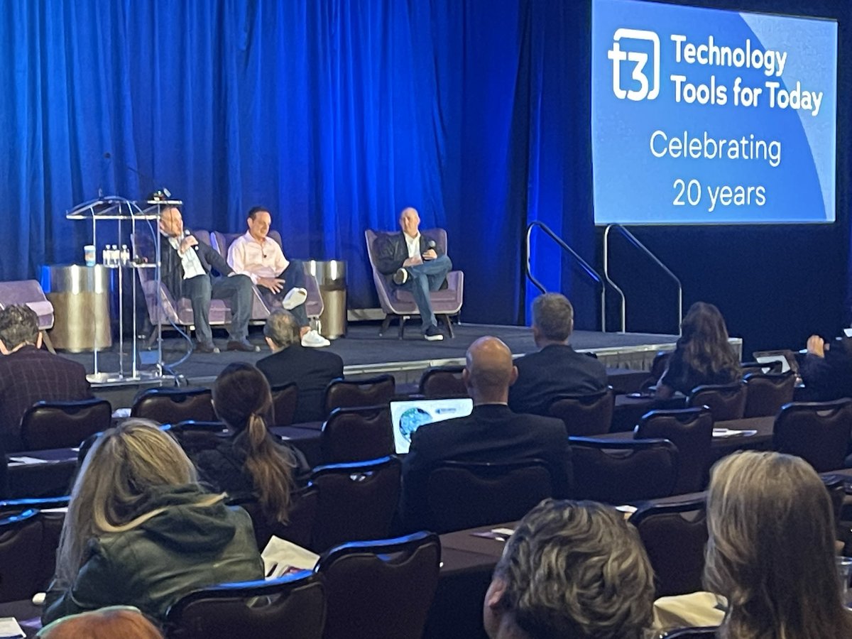 Onstage now: <a href="/AdvisorEngine/">AdvisorEngine</a> CEO Rich Cancro, <a href="/Downtown/">Downtown Josh Brown</a> + <a href="/michaelbatnick/">Michael Batnick</a> #T32024 <a href="/FinTechie/">Joel Bruckenstein</a> <a href="/t3techhub/">T3 Technology Tools</a>