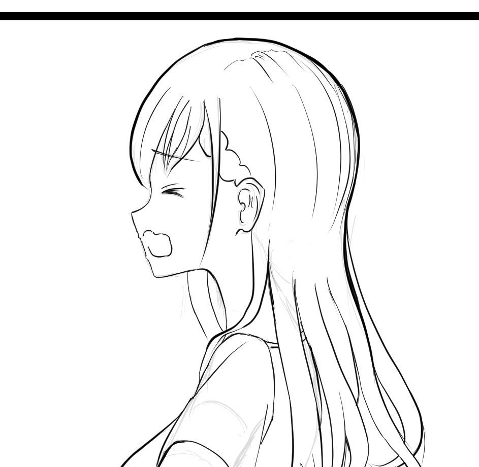 skebではーちゃん依頼貰ってますが時間掛かってしまっているので一旦進捗報告です💦ペン入れまで終わりました。遅くとも明後日までには完成するかと思います! 