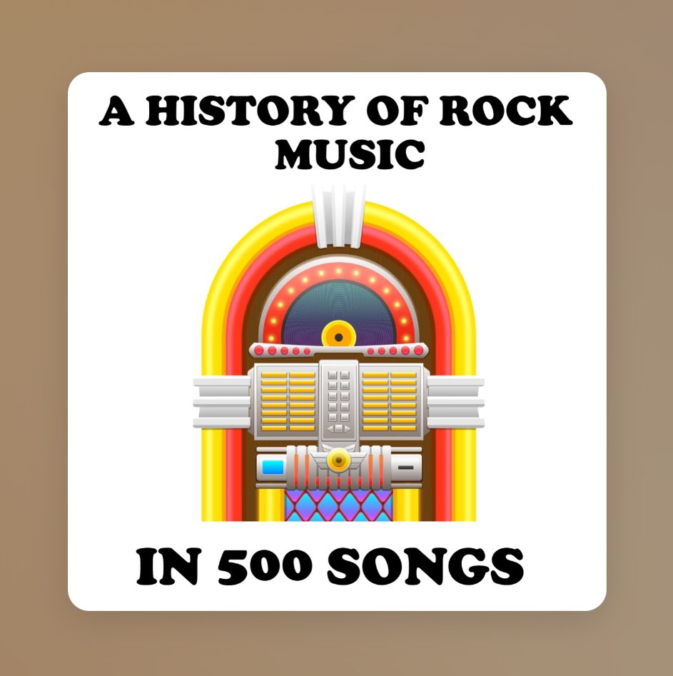 Andrew Hickey’s “History of Rock Music in 500 Songs” podcast is the best. Mr. Hickey chewed me out on this platform for complaining about his trigger warnings. But I forgive ANYTHING when someone makes work of this stunning quality. And besides his heart is in the right place.